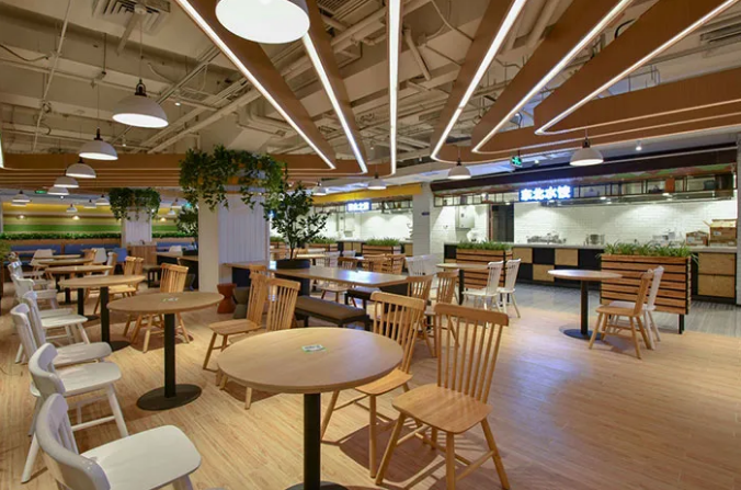 学校食堂装修,工厂食堂设计,员工餐厅装修施工 - 东莞市嵘铖建设工程